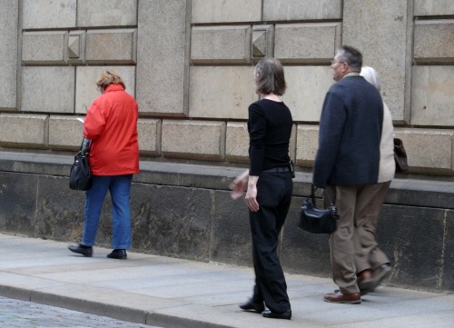 TRAJEKT 14: Dance performance by Udo Zickwolf at F�rstenzug Dresden, April 2009
