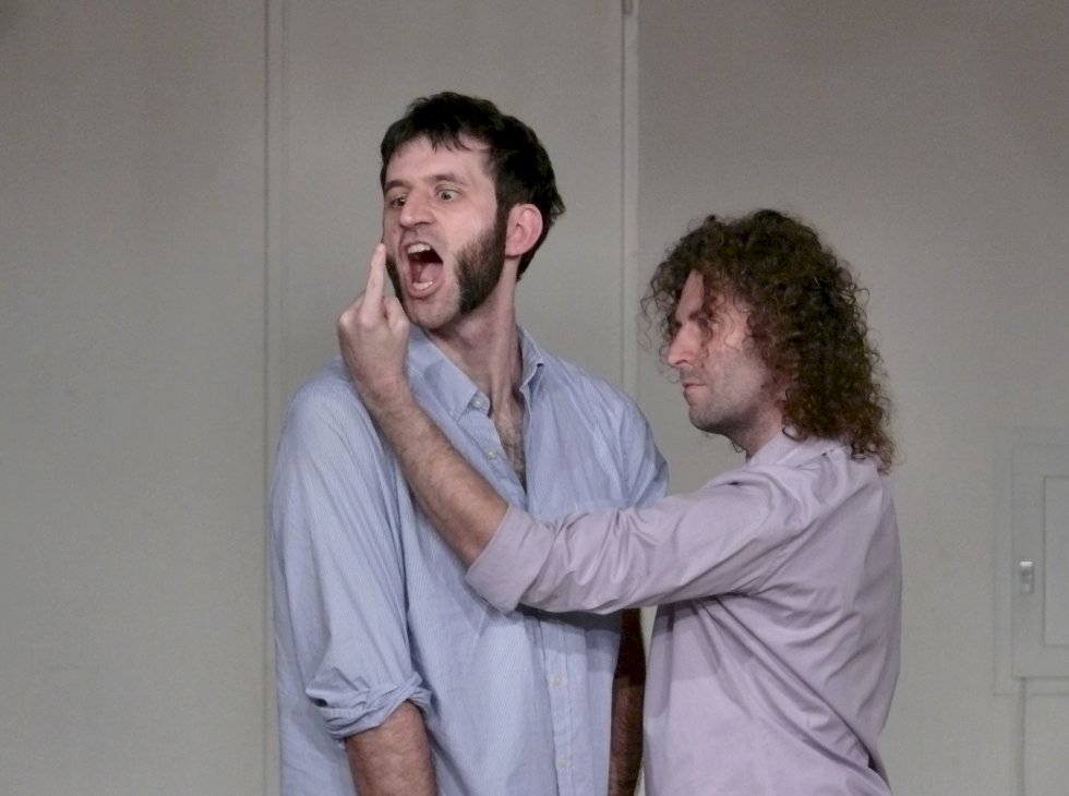 Image: Ralf Jaroschinski & Andrew Wass: Sci-fi Poetry; Dance duet 2009